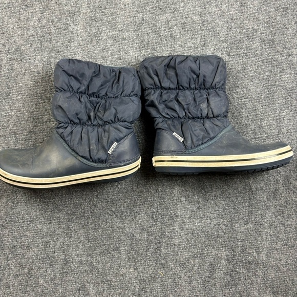 CROCS Women’s Winter Puff Boot Blue size: 9 - Picture 2 of 9